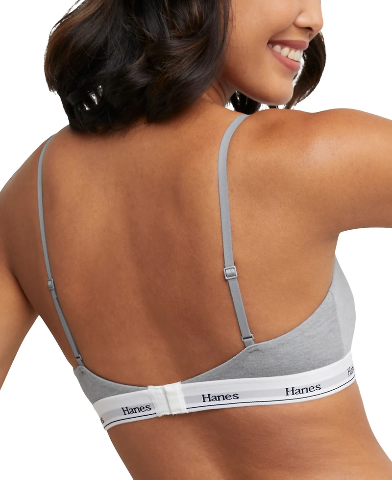 Hanes Women's Originals ComfortFlex Cropped Bralette MSO103