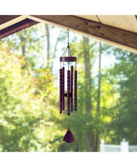 Fc Design 40" Long Purple Tuned Traditional Wind Chime Home Decor Perfect Gift for House Warming, Holidays and Birthdays