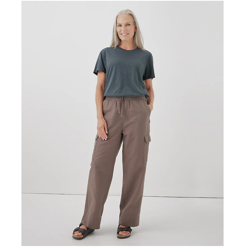 Pact Women's Organic Cotton Featherweight Slub Oversized Tee