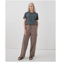 Pact Women's Organic Cotton Featherweight Slub Oversized Tee