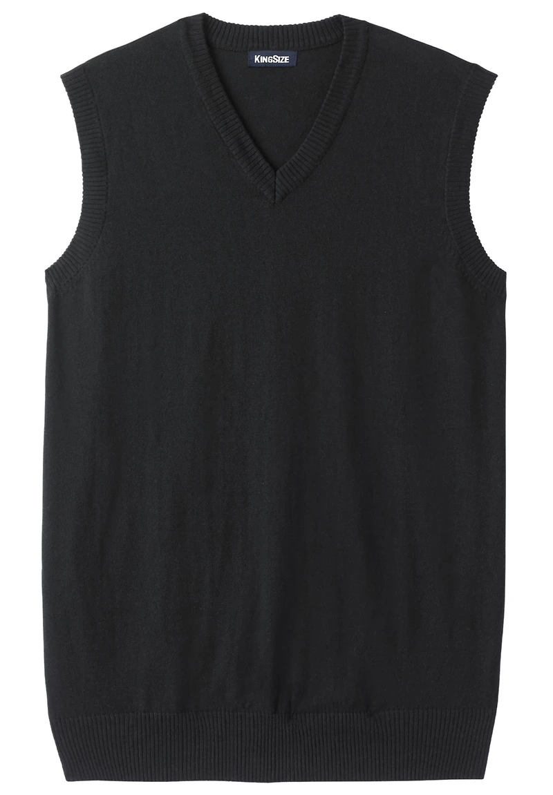 KingSize Big & Tall Lightweight V-Neck Sweater Vest