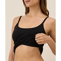 Pact Women's Organic Cotton Everyday Shelf Bra Camisole 3-Pack