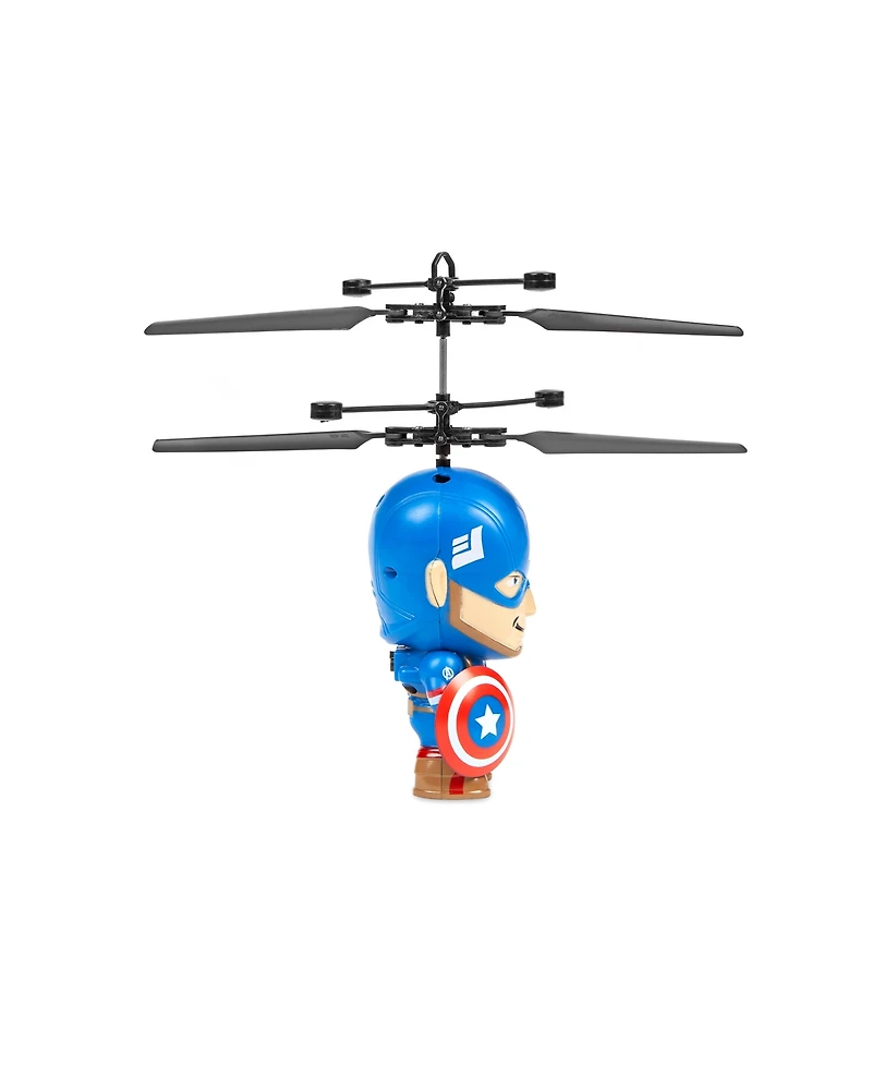 World Tech Toys Marvel 3.5 Inch Captain America Flying Figure Ir Helicopter