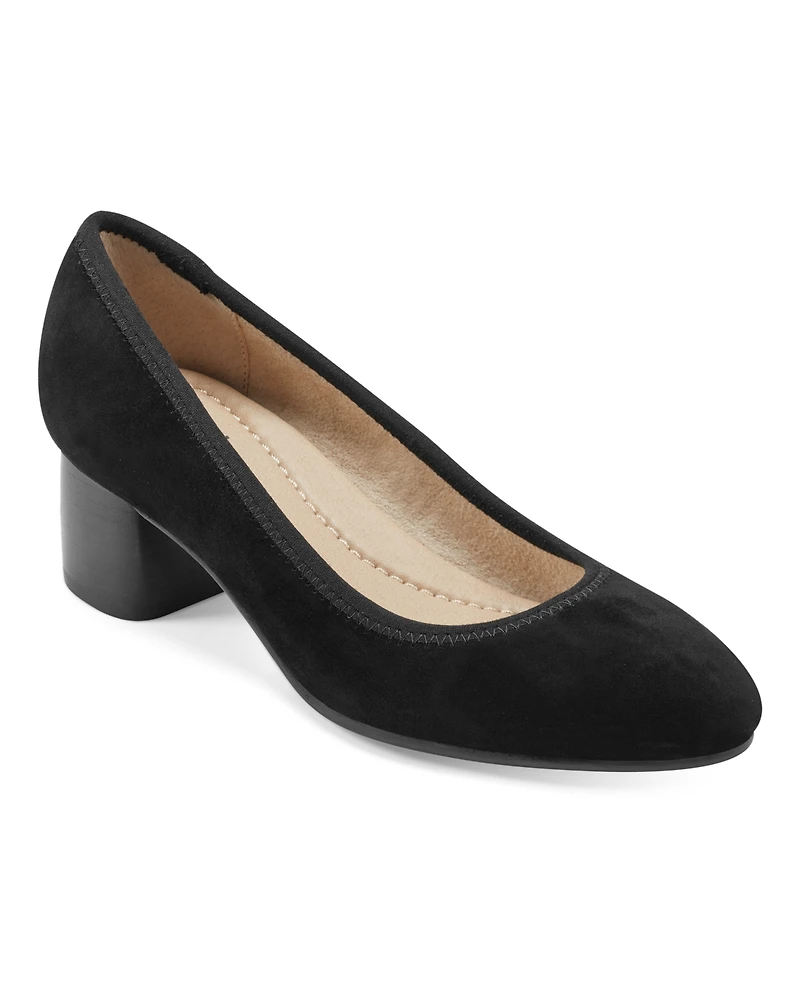 Earth Women's Rellia Block Heel Ballet Pumps