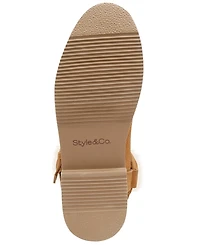Style & Co Women's Korri Pull-On Buckled Winter Booties, Created for Macy's