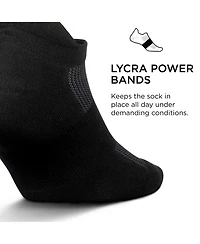 Feetures Men's High Performance Max Cushion Ankle Sock - No Show Socks for Women & Men with Heel Tab