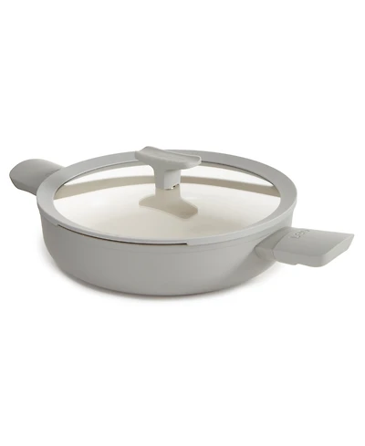BergHOFF Balance Non-stick Ceramic Saute Pan 10.25", 3.1qt. With Glass Lid, Recycled Aluminum