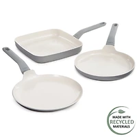 BergHOFF Balance Non-stick Ceramic Omelet pan 10", Recycled Aluminum