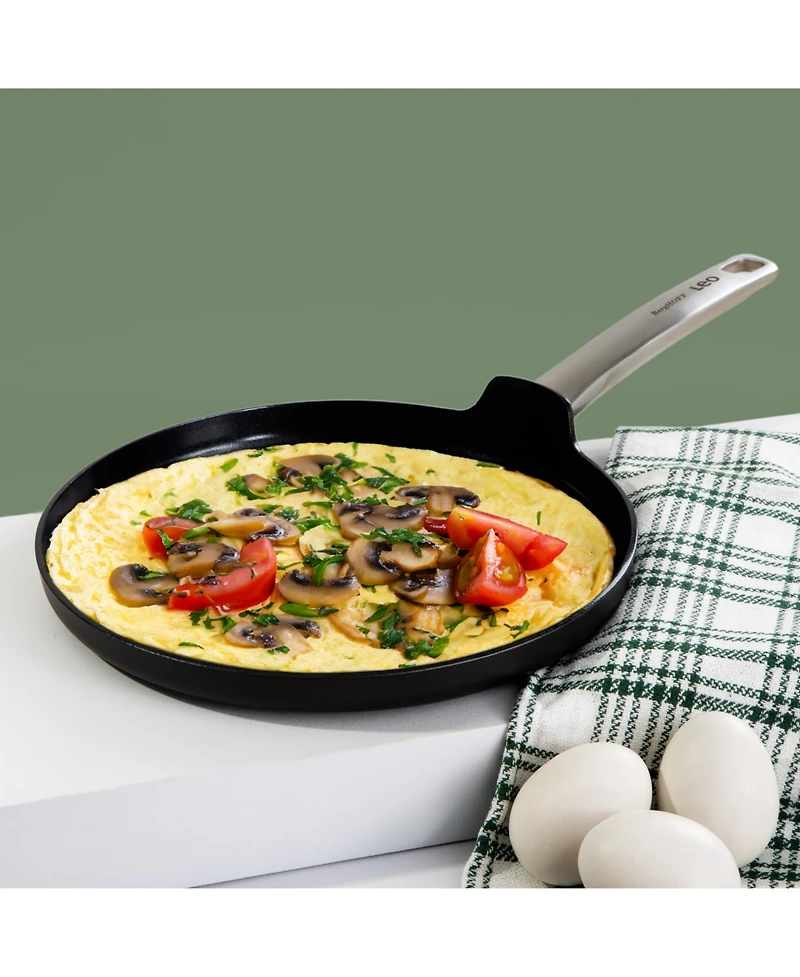 BergHOFF Graphite Non-stick Ceramic Omelet pan 10", Sustainable Recycled Material