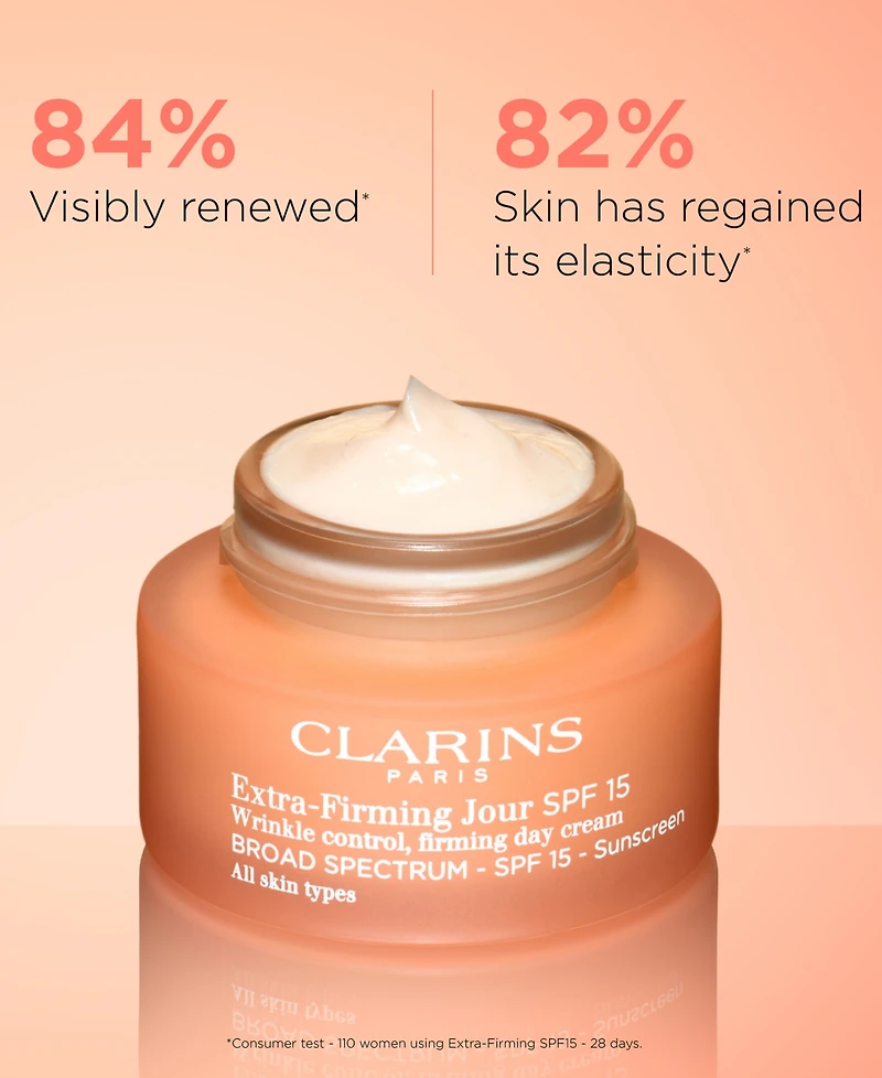 Clarins Extra-Firming & Smoothing Day Moisturizer Spf 15, 1.7 oz.