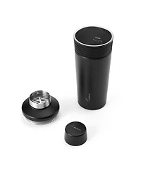 Rabbit 18 oz Stainless Steel Cocktail Shaker, Multi-Use Stainless Steel Topper with 1.5 oz shot Cap and Strainer