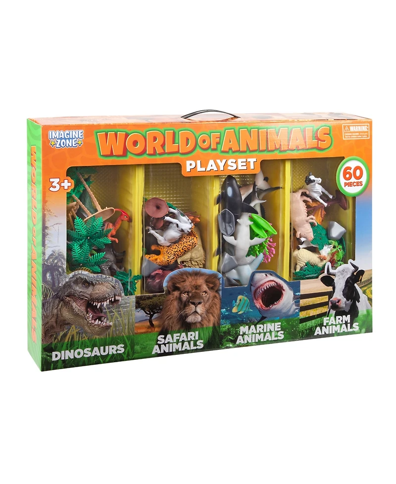 World Tech Toys World of Animals 60 Piece Set