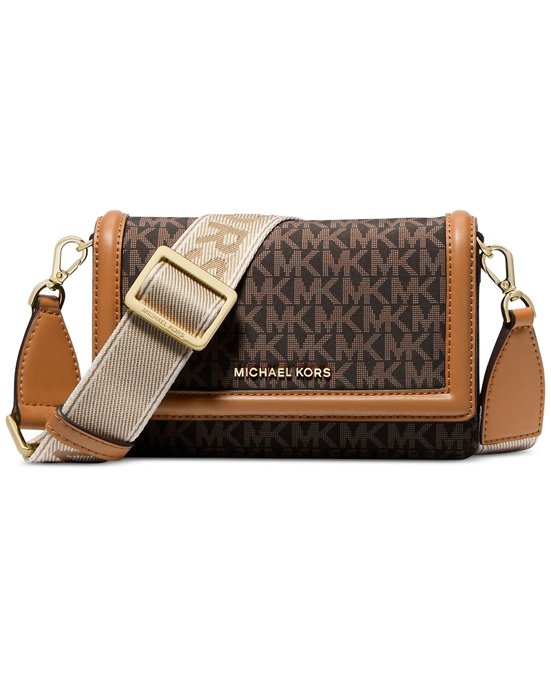 Michael Michael Kors Jet Set Small Logo Nylon Crossbody
