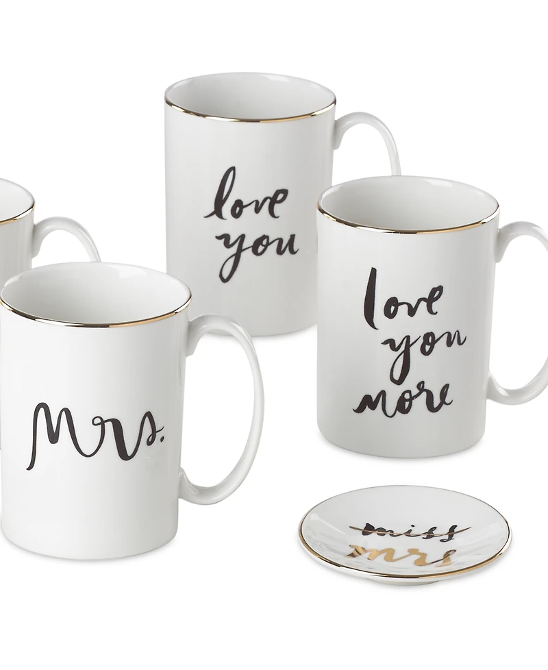 kate spade new york Bridal Party Love You Mugs, Set of 2