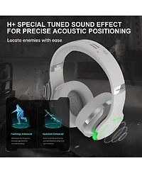 Edifier G5BT Bluetooth Gaming Headset, Over Ear Wired Headphones with Mic