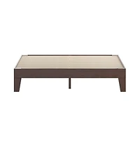 Merrick Lane Eduardo Platform Bed Frame, Solid Wood Platform Bed Frame With Slatted Support