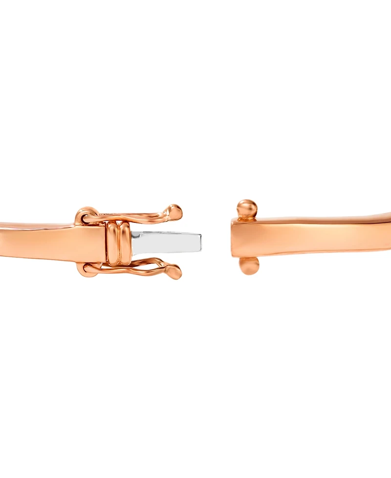 Le Vian Crazy Collection Chocolate Diamond & Nude Diamond Bangle Bracelet (1-1/2 ct. t.w.) in 14k Rose Gold