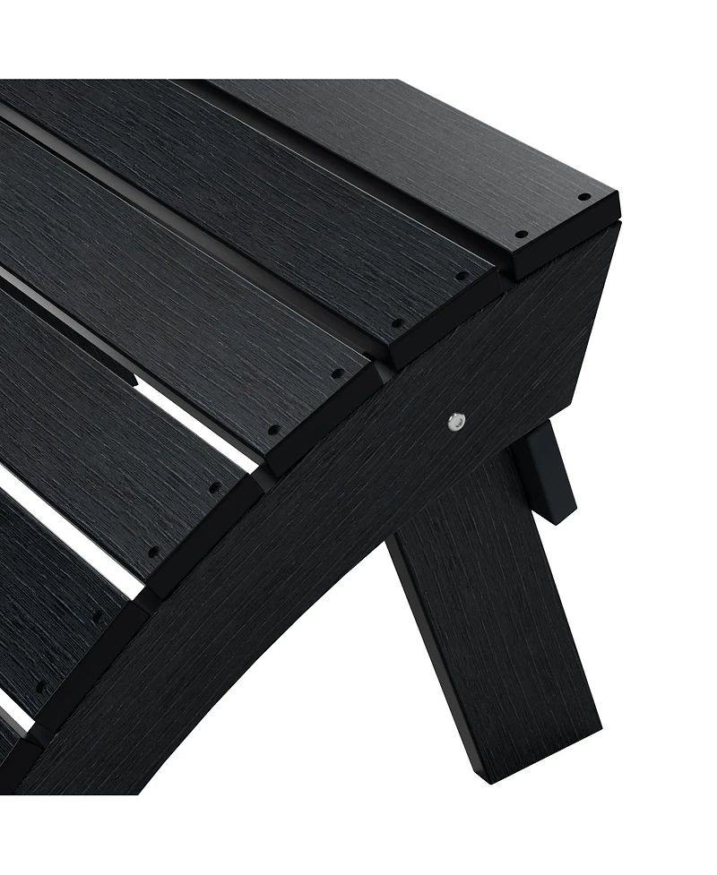 Outdoor Patio All-weather Modern Folding Ottoman