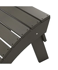Outdoor Patio All-weather Modern Folding Ottoman