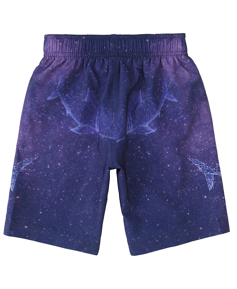 Rokka&Rolla Boys 4-Way Stretch Quick Dry Board Shorts Swim Trunks with Mesh Lining UPF50