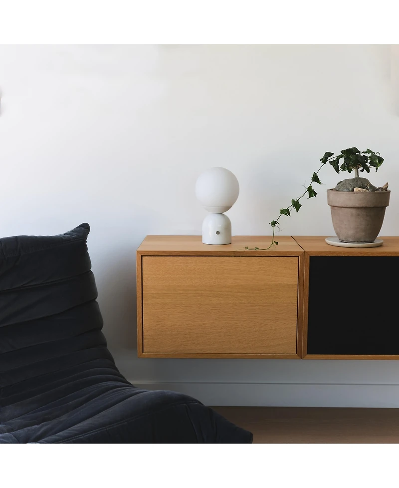 Mila 10" Dimmable Led Table Lamp with Marble Base