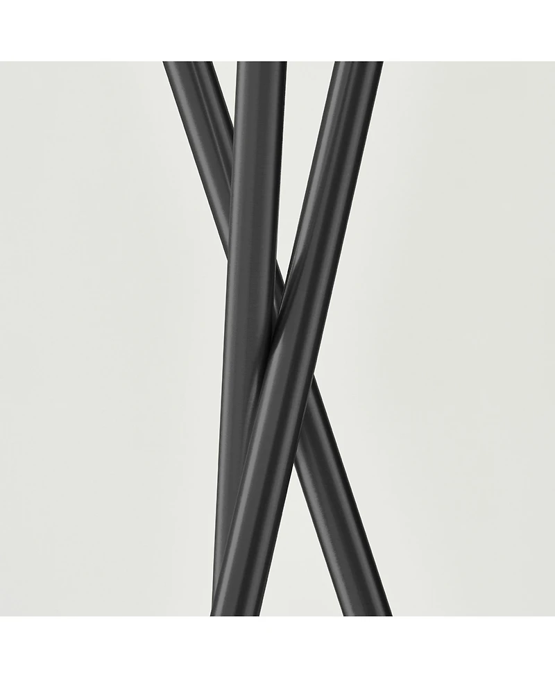 Jaxon 60" Led Contempoary Tripod Floor Lamp with Drum Shade