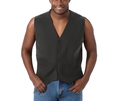 KingSize Big & Tall Ks Signature Collection Easy Movement 5-Button Suit Vest