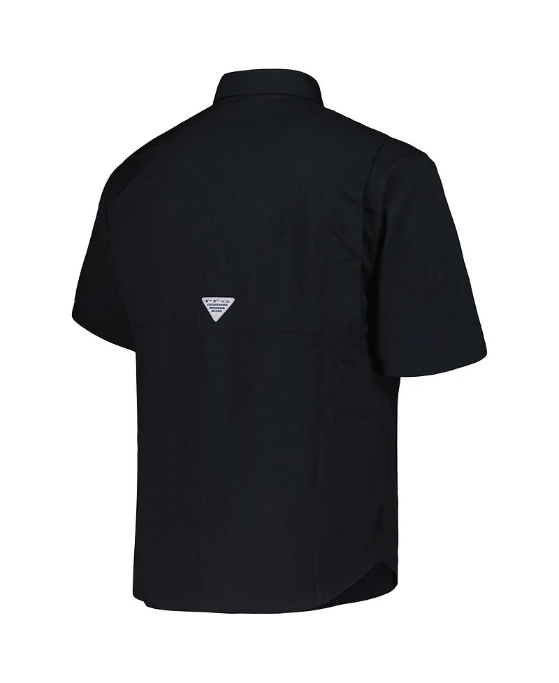 Columbia Men's Black Baltimore Orioles Tamiami Omni-Shade Button-Down Shirt