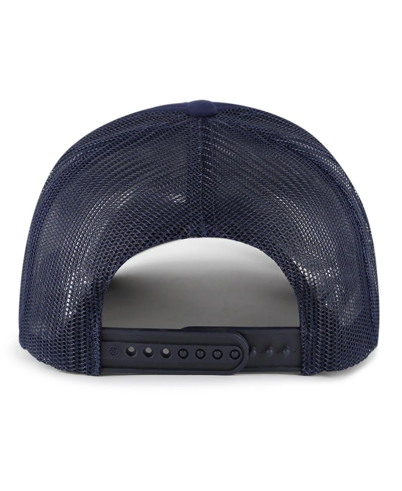 47 Men's Navy UConn Huskies 2024 Ncaa Men's Basketball National Champions Foam Front Adjustable Trucker Hat