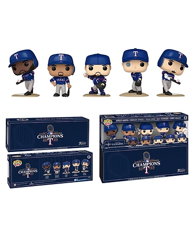 Funko Mlb Texas Rangers 2023 World Series Champions Fanatics Exclusive Pop Five-Pack