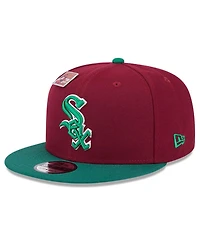 New Era Men's Cardinal/Green Chicago White Sox Strawberry Big League Chew Flavor Pack 9FIFTY Snapback Hat