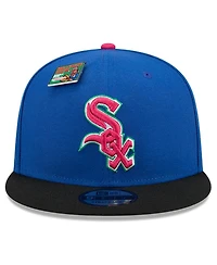 New Era Men's Royal/Black Chicago White Sox Watermelon Big League Chew Flavor Pack 9FIFTY Snapback Hat