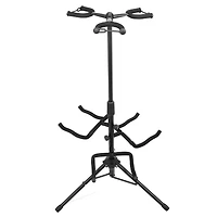 5 Core Triple Guitar Stand Floor Adjustable 30- 38.5 Inch Tripod Multi Guitars Holder Universal Folding Support for Acoustic Electric Bass Banjo Stand