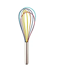 Rsvp International Endurance Stainless Steel 11.75" X 3.25" Colored Silicone Coated Whisk