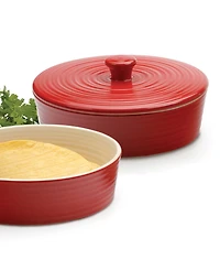 Rsvp International 8.5" D Stoneware Red Tortilla Warmer