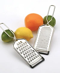 Rsvp International Endurance Stainless Steel 2 Piece 10"x3" Hand Held Cheese Grater