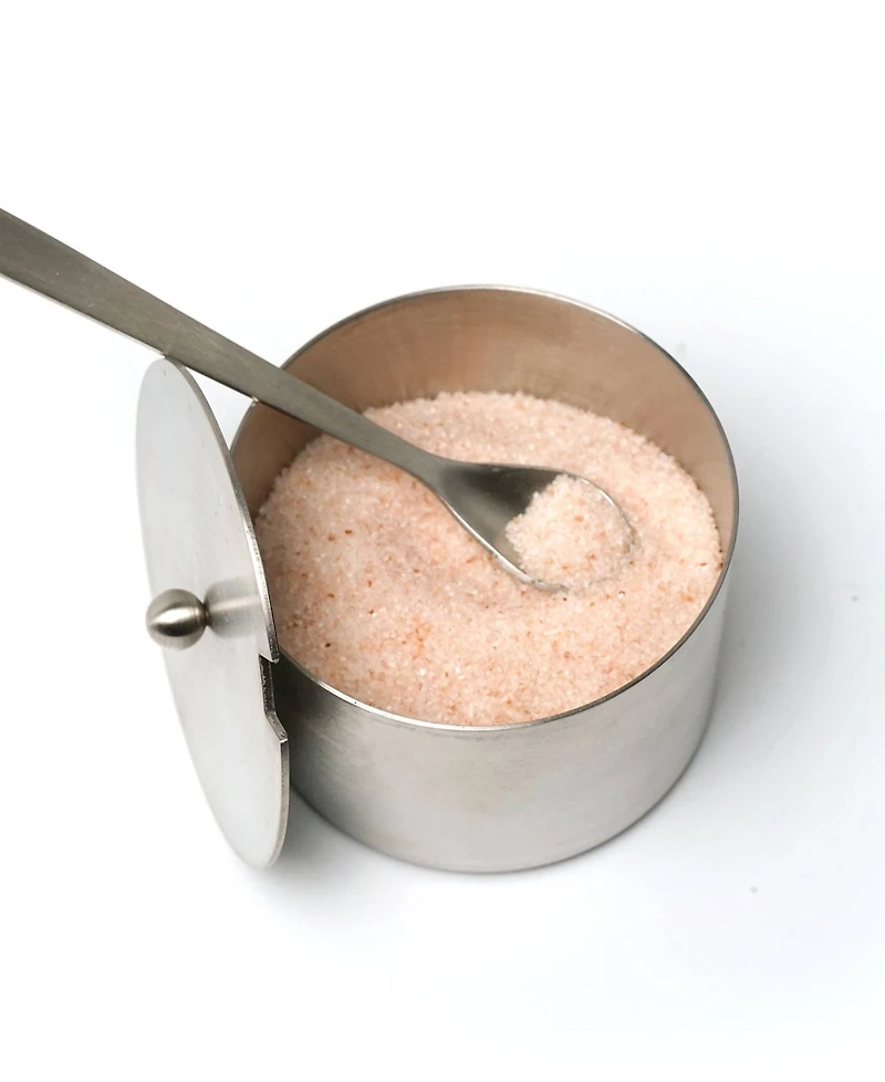 Rsvp International Endurance Stainless Steel 4 Ounce Salt Cellar and Spoon Set
