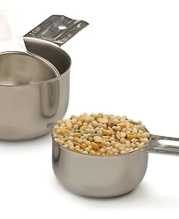 Rsvp International Endurance Stainless Steel 4 Piece Nesting Measuring Cup