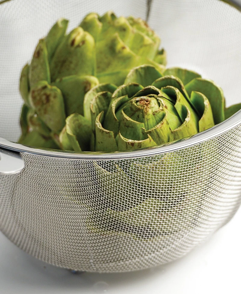 Rsvp International Endurance Stainless Steel 4 Quart Wide Rim Mesh Colander Basket