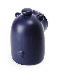 Rsvp International Stoneware 2 Piece 6 Ounce Matte Salt Pig and Spoon Set