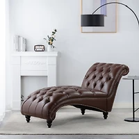 Streamdale Furniture Tufted Armless Chaise Lounge