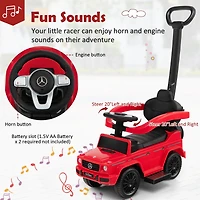 3 1 Ride on Push Car Mercedes Benz G350 Stroller Sliding