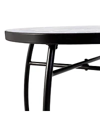 Outdoor Indoor Accent Table Plant Stand Cobalt