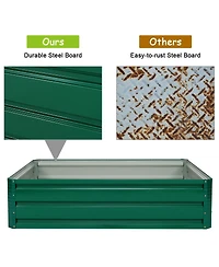 47"x35.5" Patio Raised Garden Bed Vegetable Flower Plant