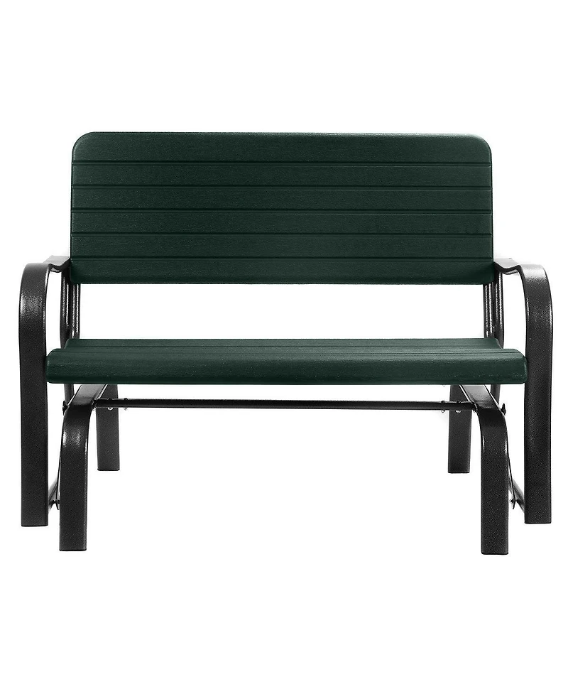 Outdoor Patio Swing Porch Rocker Glider Bench Loveseat Garden Seat Steel