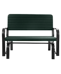 Outdoor Patio Swing Porch Rocker Glider Bench Loveseat Garden Seat Steel
