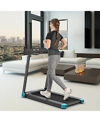Folding Electric Treadmill Compact Walking Running Machine
