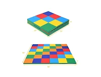 Slickblue 58 Inch Toddler Foam Play Mat Baby Folding Activity Floor Mat
