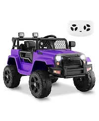 Slickblue 12V Kids Ride On Truck with Remote Control and Headlights
