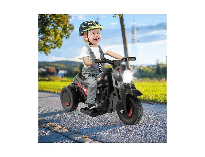 Slickblue 6V Kids Electric Ride on Motorcycle with Bubble Maker and Music
